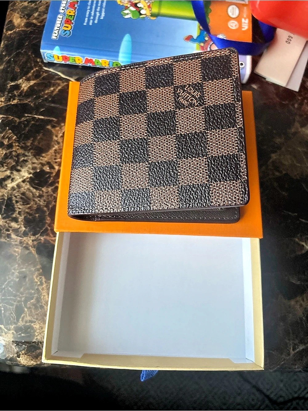 Designer Multiple Wallet in Brown & Black